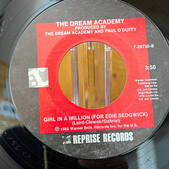 The Dream Academy The Love Parade Girl In A Million 45rpm 7" 1985 Reprise 728750 - Picture 5 of 7